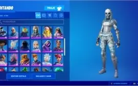 Conta Fortnite com várias skins + 1.050 V-Bucks + jogos