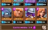 2 CONTAS CLASH ROYALE - NV10+7LEND+ARENA10/NV6+2LEND+ARENA 8