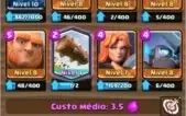2 CONTAS CLASH ROYALE - NV10+7LEND+ARENA10/NV6+2LEND+ARENA 8