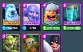 2 CONTAS CLASH ROYALE - NV10+7LEND+ARENA10/NV6+2LEND+ARENA 8