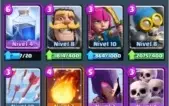 2 CONTAS CLASH ROYALE - NV10+7LEND+ARENA10/NV6+2LEND+ARENA 8