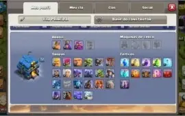 Conta clash of clans CV 12