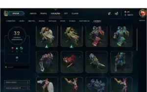 Conta LOL 255 SKINS FOD@S