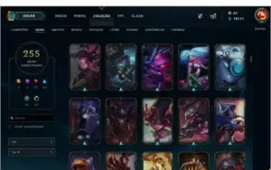 Conta LOL 255 SKINS FOD@S