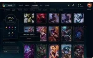Conta LOL 255 SKINS FOD@S
