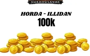 100.000 OURO GOLD ILLIDAN SHADOWLANDS WOW