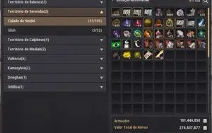 Conta SA Lv 61 Barraca P2W, Kit Reroll, Nome de famila e +