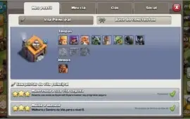 CONTA CV10 CLASH OF CLANS + 2693 GEMAS