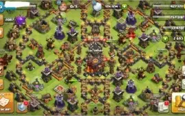 CONTA CV10 CLASH OF CLANS + 2693 GEMAS