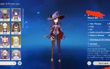 conta genshin ar46 venti, mona ayaka e cyno