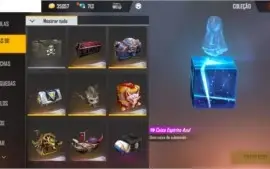 Conta de Free Fire com mais de 700 diamantes