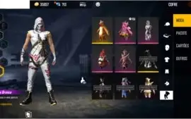 Conta de Free Fire com mais de 700 diamantes