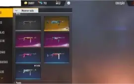 Conta de Free Fire com mais de 700 diamantes