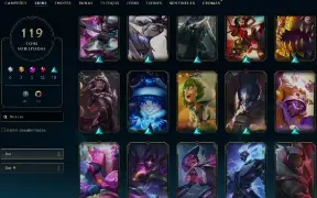 Conta Lol Full Acesso I 119 Skins I  I Mono Nocturne