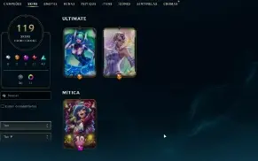 Conta Lol Full Acesso I 119 Skins I  I Mono Nocturne