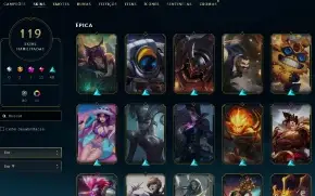 Conta Lol Full Acesso I 119 Skins I  I Mono Nocturne