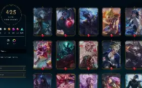 Conta League Of Legends - Sem Elo Atual - 425 Skins ++++