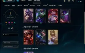 GOLD 4, 31 CHAMPS, 8 SKINS