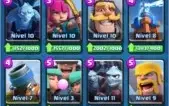 Clash Royale, 16 lendárias, 220 Mil de Ouro, Desafiante 1.