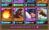 Clash Royale, 16 lendárias, 220 Mil de Ouro, Desafiante 1.