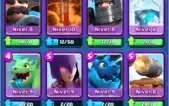Clash Royale, 16 lendárias, 220 Mil de Ouro, Desafiante 1.