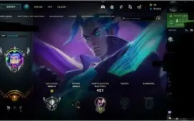 Conta lol com 9 gemas e 2 skin míticas