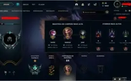 CONTA LEAGUE OF LEGENDS PLAT 4 Main ADC