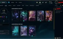CONTA LEAGUE OF LEGENDS PLAT 4 Main ADC