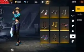 Conta de Free Fire com kit angelical