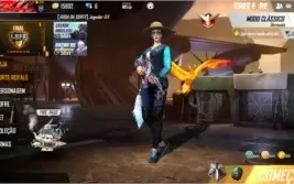 Conta de Free Fire com kit angelical