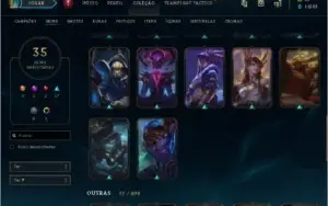 CONTA DE LOL GOLD 3, 35 SKINS,MAIN YASUO,1 CROMA!!