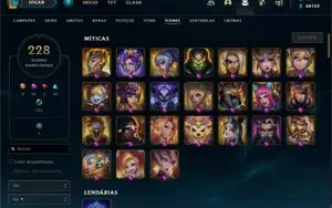 CONTA LOL D1 COM TODAS SKINS PARA VENDER RAPIDO!
