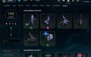 CONTA LOL D1 COM TODAS SKINS PARA VENDER RAPIDO!