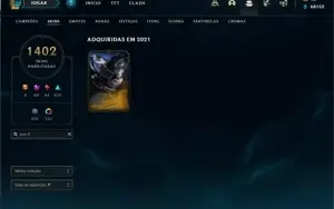 CONTA LOL D1 COM TODAS SKINS PARA VENDER RAPIDO!