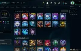 Conta League of Legends 356 Skins / Diamante