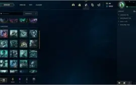 Conta League of Legends 356 Skins / Diamante