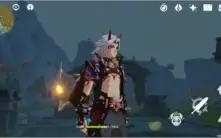 Arataki itto + harpa celestial genshin impact