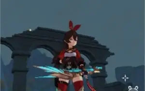 Arataki itto + harpa celestial genshin impact