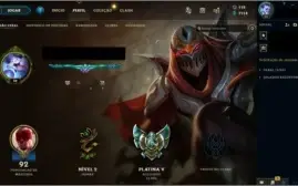 Vendo conta de LoL Platina 5