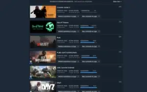 vendo conta steam com varios jogos