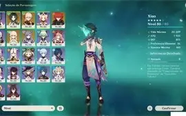 Genshin Impact AR46 (NA) Xiao+Kazuha+Diluc+Keqing