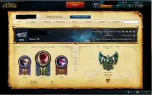 Conta Platina 3 Com muitas skin
