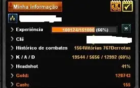 Conta Point blank capitão 5 66% pra major