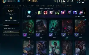 Unranked com 140 Champs e 224 Skins ( JG / TOP )