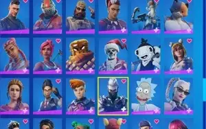 Vendo conta de Fortnite com mais de 162 skins.