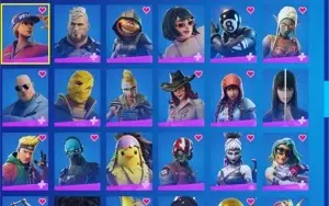 Vendo conta de Fortnite com mais de 162 skins.