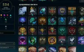 Conta season 3, perfeita para ser main(skins de colecionador