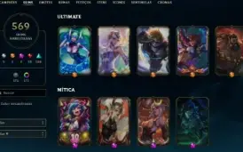 Conta season 3, perfeita para ser main(skins de colecionador