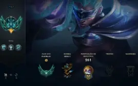 Conta LOL League of Legends Platina com 4238 RP e 95 skins