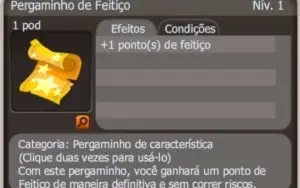 Pergaminho de Feitiço 10 un - Dofus Spiritia -Pronta Entrega